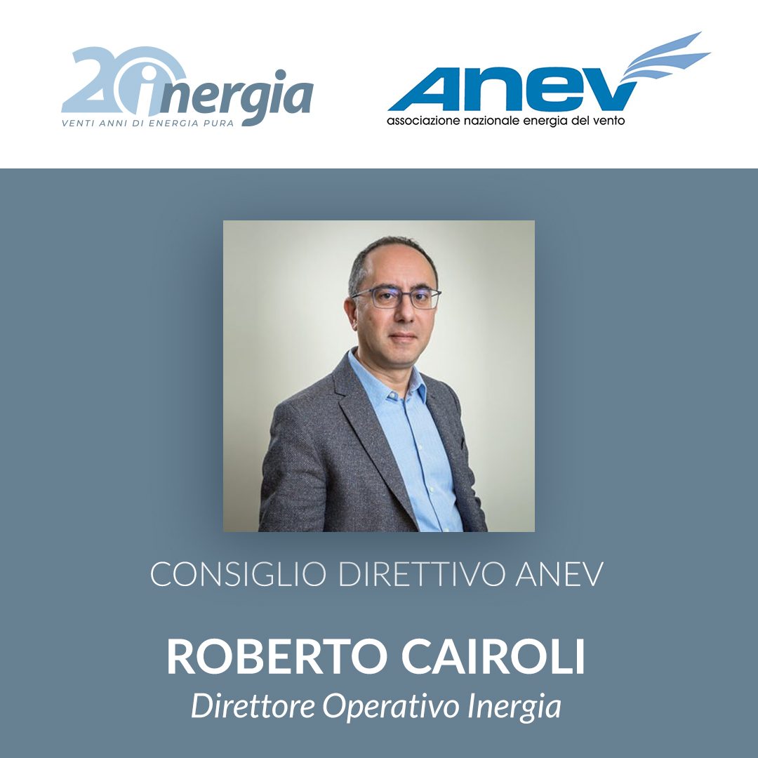 Roberto Cairoli, Direttore Operativo Inergia, eletto come nuovo Consigliere ANEV